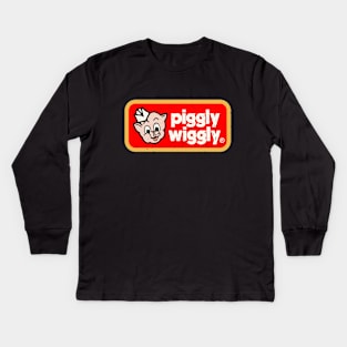 Piggly Wiggly Kids Long Sleeve T-Shirt